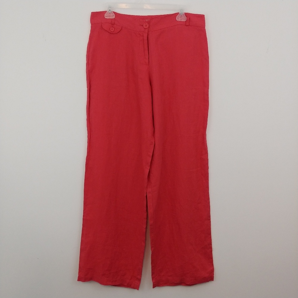 Max Studio Linen Wide Leg Pants
